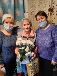 90-летний юбилей  ветерана труда Смирновой Нины Александровны