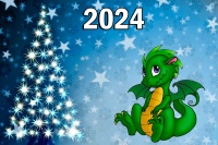 Поздравляем с Новым 2024 годом Дракона