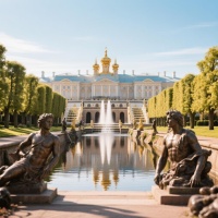 Виртуальная прогулка по Петергофу