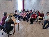 Встреча клиентов центра с представителями социального фонда России
